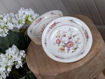 Noritake Asian Song 7151 Ivory China 5.5 Bowls Set Of 6 Floral Gold Trim Japan. Fixed Price $89.99.