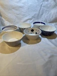 Royal Doulton Tampas Bowl Set Of 6 Blue White Pacific Pattern Approx 2. Fixed Price $50.00.