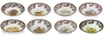 Spode Woodland Set Of Eight Ascot Bowls- 8 Designs ----3701---. Fixed Price $149.99.