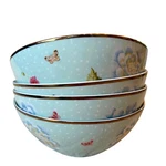 Laura Ashley Heritage Collection Floral Porcelain Salad Bowls 7IN Set Of 4 New. Fixed Price $58.95.