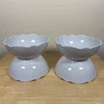 Alessi Dressed Bowls Set Of 4 Porcelain With Relief Decoration - Great Condition. Fixed Price $109.99.