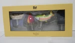 Dennis East Dei International Ceramic Tray Charmers 4, Fish Boat, Chair, Acorn. Fixed Price $27.95.