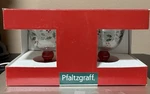 Pfaltzgraff Winterberry Pedestal Glass Dessert Bowls Set Of 4 Handpainted New. Fixed Price $29.99.