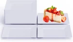 50PCS Square Plastic PLATE-4.5 Inch Disposable Dessert Plates- Premium Hard. Fixed Price $31.79.