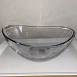 Krosno Poland Vintage Glass Caravelle Bowl Crate Barrel Rare. Fixed Price $42.00.