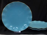 Lenox Gwinnett Lane Turquoise Set Of Three Dinner Plates Kate Spade. Fixed Price $84.88.
