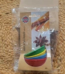 Norpro Silicone Pinch Bowls, Mini 1.75 Oz, Multi Colors Set Of #408. Fixed Price $10.28.