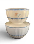 Lenox Provencal Garden Stackable Bowls Set Two W/lids Store Heat Serve New. Fixed Price $49.00.
