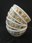 Lot Of 6 Debbie Mumm Good Ol' Summertime Melamine All Purpose Bowls 5 3/4". Fixed Price $25.00.