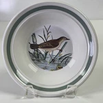 Portmeirion Birds Of Britain Rim Cereal Bowl Green Band Sedge Warbler. Fixed Price $24.99.