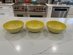 3 Creuset Soleil 6.25" 16CM 22OZ. Cereal Bowls Second Choice New. Fixed Price $67.50.