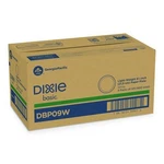Dixie Paper Dinnerware, Plate, 8.5" Dia, White, 125/PACK. Fixed Price $22.25.