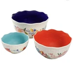 Retired Htf Pioneer Woman Celia 3 Mixing Bowl Set- Flawless Condition!. Fixed Price $35.96.
