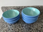 Outdoor Bowls (set Of 7) Blue And Teal From Kohls. Fixed Price $11.00.