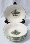 Nikko - Happy Holidays Set Of 6 5 1/2" Fruit Bowls. Fixed Price $24.95.