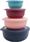 Prep With Lids- Wide And Deep Nesting Plastic Small Mixing Set. Fixed Price $30.99.