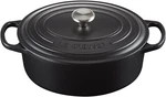 Creuset Cast Iron Signature Oval Casserole - Black (open Box). Fixed Price $143.96.