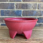 American Maid Red Round Dip Salsa Guac Bowl Feet 45 Oz P-03072 Made In Usa. Fixed Price $14.99.