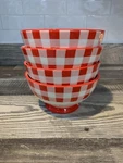 2015 Pioneer Woman Original Charming Check Set Of 4 Soup/cereal Bowls. Fixed Price $100.00.