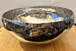 Early Michael Aram Luna Bowl 9.25 Inch Diameter Signed W/ Full Name Late 80S. Fixed Price $79.00.