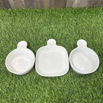 Corningware Set 3 P-150B Bowls P-185B Dish White Oz 6 Inch Usa. Fixed Price $29.99.
