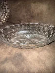 Vtg Fostoria American Clear Glass Oval Vegetable Serving Bowl 11 3/4". Fixed Price $18.00.