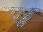 Dessert Bowls Studio Nova WX003/418 Set Of 6 Glass. Citadel Footed. Glassware. Fixed Price $15.99.
