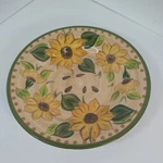 Tabletops Unlimited Boulevard Alyssia Sunflower 10" Serving Bowls Hand Painted. Fixed Price $12.00.