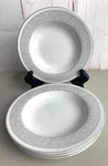 T. Limoges Elegant Casa Lorren Pearl Silver Rimmed Soup/coupe/salad Pasta Bowls. Fixed Price $32.29.