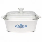 Vtg Corningware P-4-B Blue Cornflower 1 Qt Casserole Lid Usa. Fixed Price $44.95.