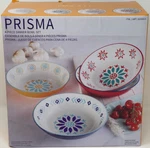 Baum Prisma Dinner Bowl 4 Piece Stoneware Set Paster Cereal Plate Microwave Safe. Fixed Price $34.99.