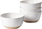 Le Tauci Cereal Bowls Set Of 4, Ceramic Soup 28 Oz, Stoneware Kitchen. Fixed Price $49.99.
