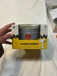 Culturefly Peanuts Snoopy Ramen Bundle Set - 20OZ Bowl, Spoon, And Chopsticks. Fixed Price $25.00.