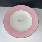 Kate Spade Lenox Rutherford Circle Pink Blush Pasta Soup Bowl 9 3/8 New. Fixed Price $24.99.
