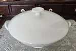 Vintage Wedgwood Bone China White Collection Covered Vegetable Bowl, England. Fixed Price $88.00.