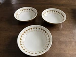 Vintage Mid-century Mikasa Narumi Elite Interlude 6 5/8" Bowls Set Of 3. Fixed Price $34.49.
