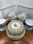 Sakura Evolution Mumm Melamine Dinner Salad Bowl Cups Plates Butterflies Lot 27. Fixed Price $84.96.