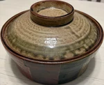 Vintage Japanese Donabe Clay Pot, Lidded Stoneware Hot Casserole,. Fixed Price $35.00.