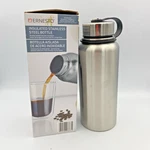 Stainless Steel Bottle Ernesto 33.81 Oz Double-wall Vacuum Insulated Tumbler. Fixed Price $9.95.