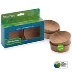 Bambu Pack Of 4 - Small Reusable Bamboo Condiment Cups, Natural Wood And Food.... Fixed Price $27.69.