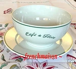 Cafe De Flore Bowl Revol Porcelain Souvenir Paris French Apartment Gift New. Fixed Price $195.00.