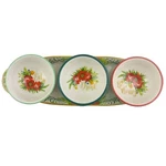 Pioneer Woman Garland Condiment Set 4 Pc Christmas Holiday Serving Table Decor. Fixed Price $29.99.
