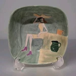 "le Femme" Pottery Bowls Jay Import - Set Of 4. Fixed Price $35.00.