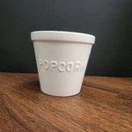 Better Homes And Gardens White Ceramic Large Popcorn Bowl Embossed Serving. Fixed Price $13.78.