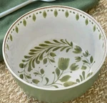 Four (4) Better Homes & Gardens Melamine 2.8" X 6.3" Cereal Bowl Set Green. Fixed Price $28.08.