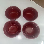 Mainstays Small Red Dessert Fruit Sauce Bowl 4" Stoneware - Set Of. Fixed Price $30.00.