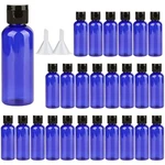 26 Pack Refillable Plastic Empty 3OZ Travel Bottles Set With Black Flip Caps. Fixed Price $6.79.