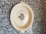 Pfaltzgraff Village Oval Vegetable Serving Bowl Made Usa #6-011 Cream & Brown. Fixed Price $9.50.
