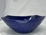 Bowl Manhattan Overandback Blue Stoneware. Fixed Price $17.99.