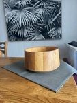 Dansk International Wooden Salad Serving Bowl 9X5 Inches Mcm. Fixed Price $67.00.